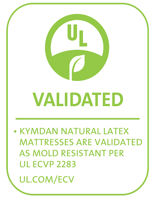 KYMDAN Our Quality Your Comfort BACTERIA RESISTANCE AND MOLD