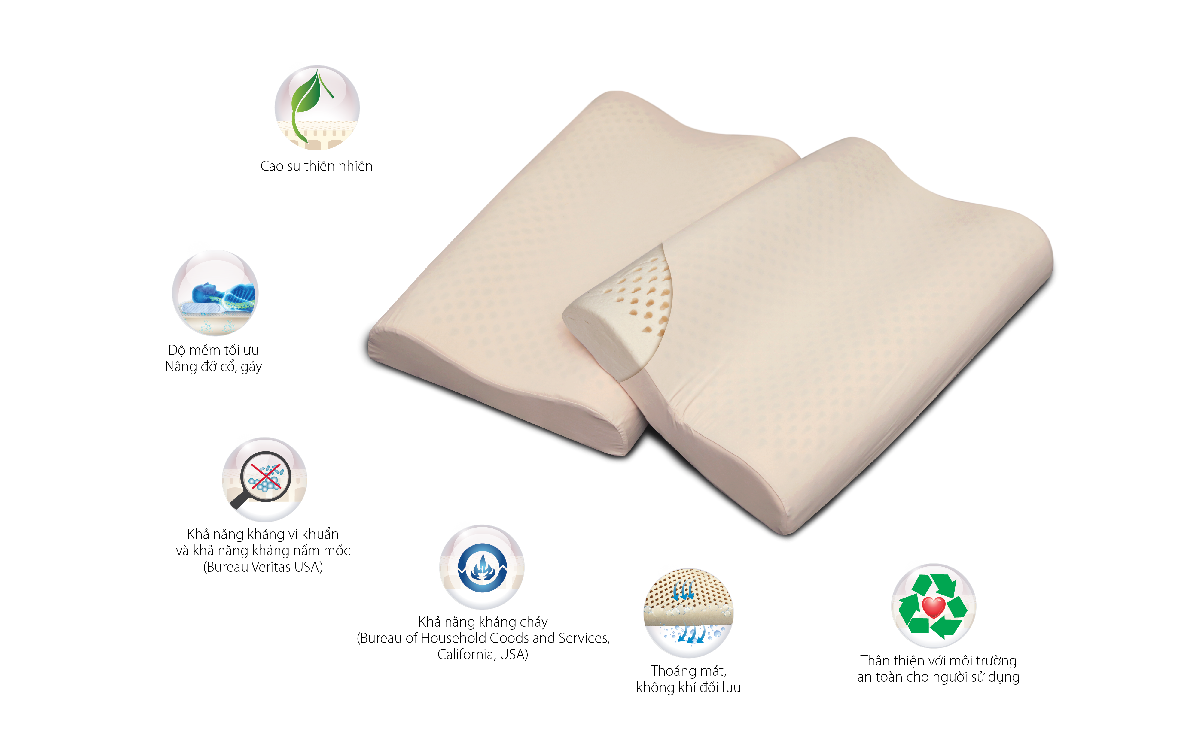 Gối Kymdan Pillow Glory Air