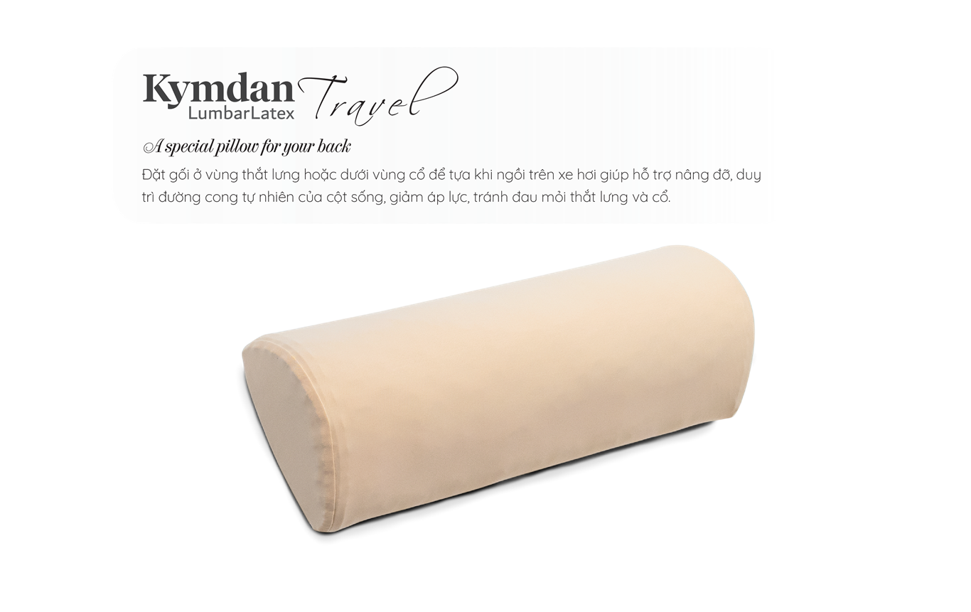 Gối Kymdan Pillow LumbarLatex Travel