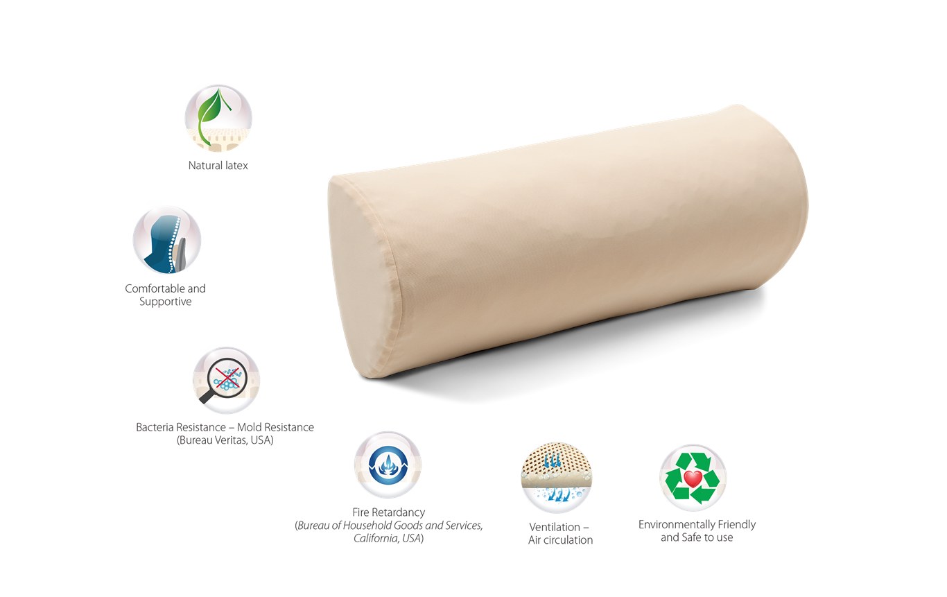 Kymdan LumbarLatex Travel Pillow