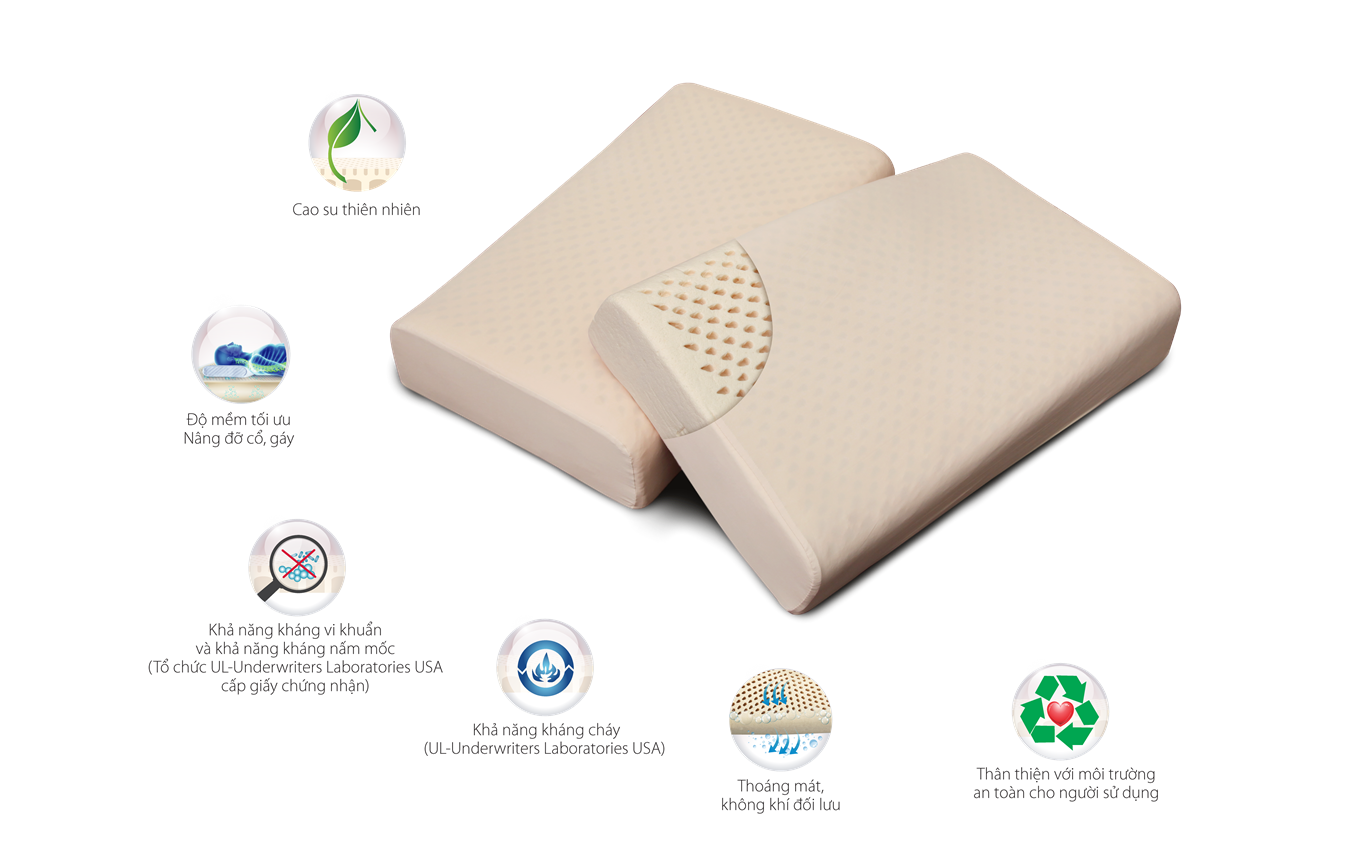 Gối Kymdan Pillow PressureFree Plus