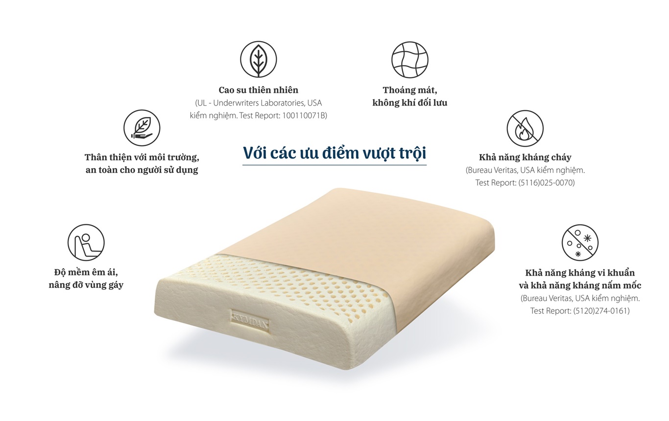 Gối Kymdan Pillow PressureFree Air